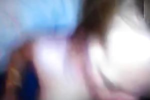 My cum-addicted girlfriend deepthroats my knob out of gagging