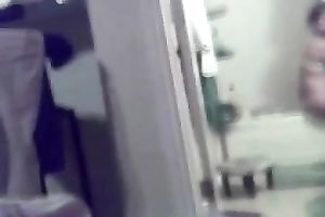 My girlfriend proudly displays her big rounded booty