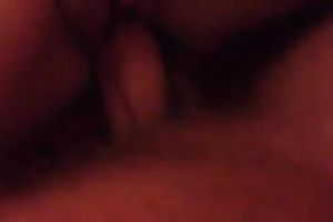 Shaved pink slit of my white hottie drilled in missionary style