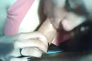 My latin babe legal age teenager girlfriend blows my dong in front of her ally