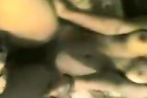 Slutty Indian legal age teenager sucks a dong and welcomes it in her twat