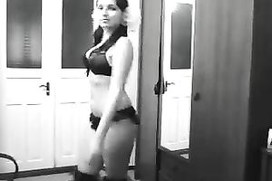 My sizzling girlfriend in uniform makes me so lewd