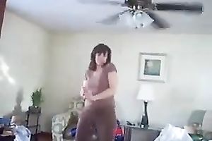 Watch my maths teacher dancing in front of a camera