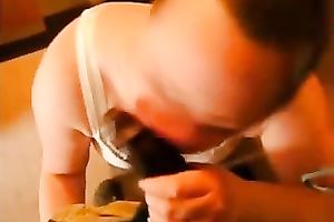 Fat next-door skank sucks my yummy dark prick in POV scene