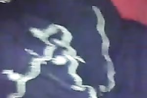 Black girlfriend masturbating with a thick cucumber