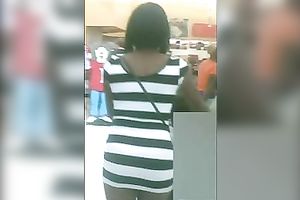 Saucy dark mother I'd like to fuck from the ghetto and her hawt upskirt