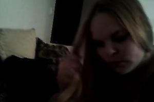 My chick tries hard to milk my ramrod dry in POV movie scene