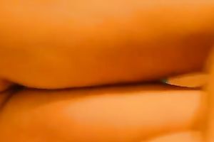 Fisting my plump wife's twat and watching her doing it herself