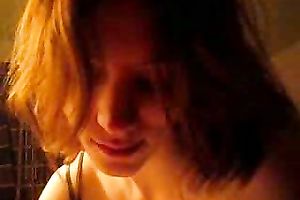 Redhead's Jaw Drops To Gulp His Thick Dark Shlong