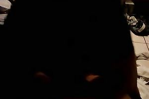 Raven-Haired Slut Passionately Pleasures His Massive Cock Like A Pro