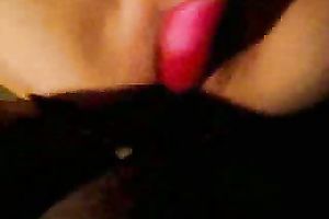 Babe's Intense Anal Thrusting While Fiercely Masturbating