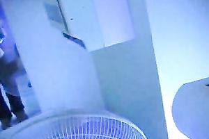 Her Get Fucked Hard In The Tanning Salon By A Hung Stud