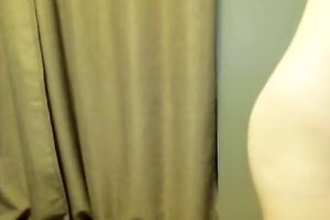 Effortlessly seductive legal age teenager copulates her twat with her dildos