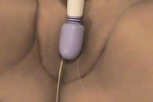 A large obese white a-hole of my black cock sluts and a purple sex tool