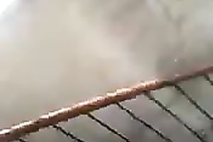 Kinky Indian college slutwife gives me oral in public place