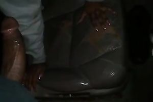 My ebon GF manages to milk my dark wang dry in her throat