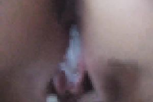 My well-stacked leggy cutie receives her moist clam creampied