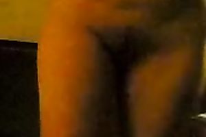 Curvy dilettante brunette demonstrates her astonishing body