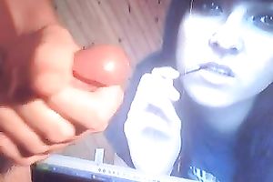 A wonderful ejaculation tribute for my charming girlfriend