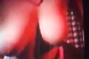 My sexually excited hubby just can't live without licking my tasty titties