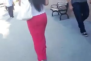 Long-haired woman wearing a hawt petticoat receives caught on my hidden cam