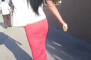 Long-haired woman wearing a hawt petticoat receives caught on my hidden cam