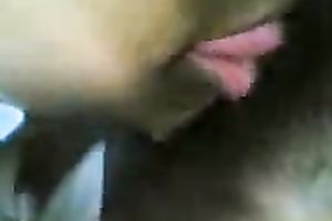 My cunt eating boyfriend makes me lewd for engulfing his penis