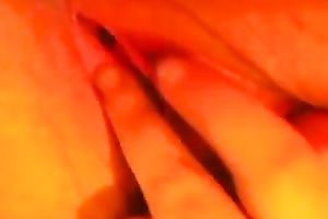 Close up homemade pussy-fingering act with my ex GF