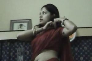 Naughty Indian housewife receives her zeppelins suckled by horny dude with mustaches