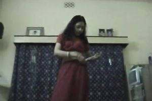 Naughty Indian housewife receives her zeppelins suckled by horny dude with mustaches