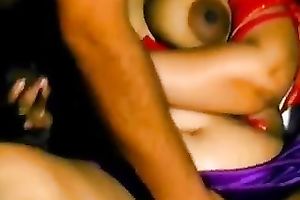This Indian doxy desires me to touch her large zeppelins