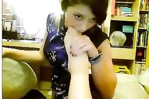 Amazing foot fetish webcam solo play with my concupiscent coed