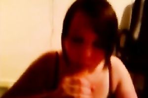 Her soft hands and moist lips do the work properly on my 10-Pounder