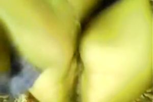 Homemade video with a fellow fingering his breasty lover's twat