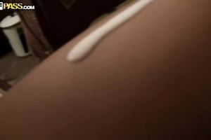 Captivating Russian legal age teenager hottie shows her pussy and fingers herself