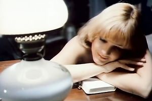 Black haired whorish maid receives her bushy fur pie fucked in sideways pose