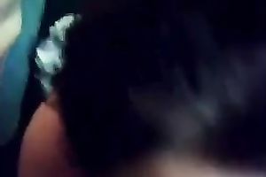 Amateur dark brown doxy sucks my dark prick in POV movie