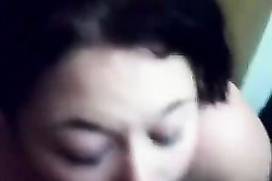 Amateur dark brown doxy sucks my dark prick in POV movie