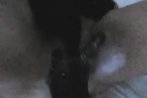 This sweetheart is one nasty wench who just likes love tunnel fisting