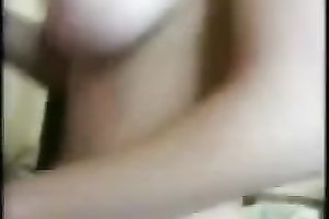 Hot and breasty blond wench fucking my roommate on webcam