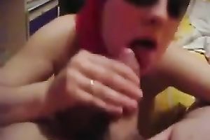 My lascivious wifey manages to milk my rod dry on her face