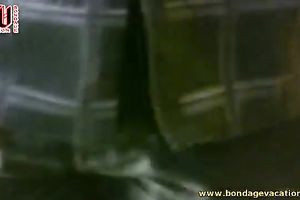 Brunette pale skin chick likes servitude with fixation