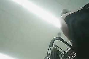 Slender honeys wearing skirts acquire caught on my hidden webcam in a shop