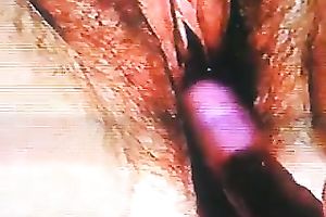 What is unshaved and wet? My wife's slit! Take a look