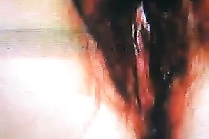 What is unshaved and wet? My wife's slit! Take a look