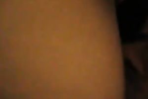 Enjoying licking my Indian girlfriend's large natural melons