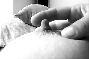 I love engulfing my girlfriend's swollen nipps in front of a camera