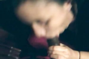 My fat dark brown cutie gives me sensual oral stimulation