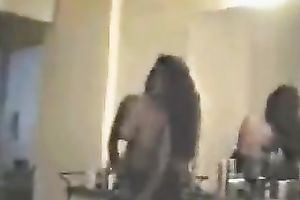 Two wicked honeys getting wild in front of the camera