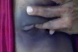 Lustful dilettante hottie allows a fellow to finger her hairless snatch